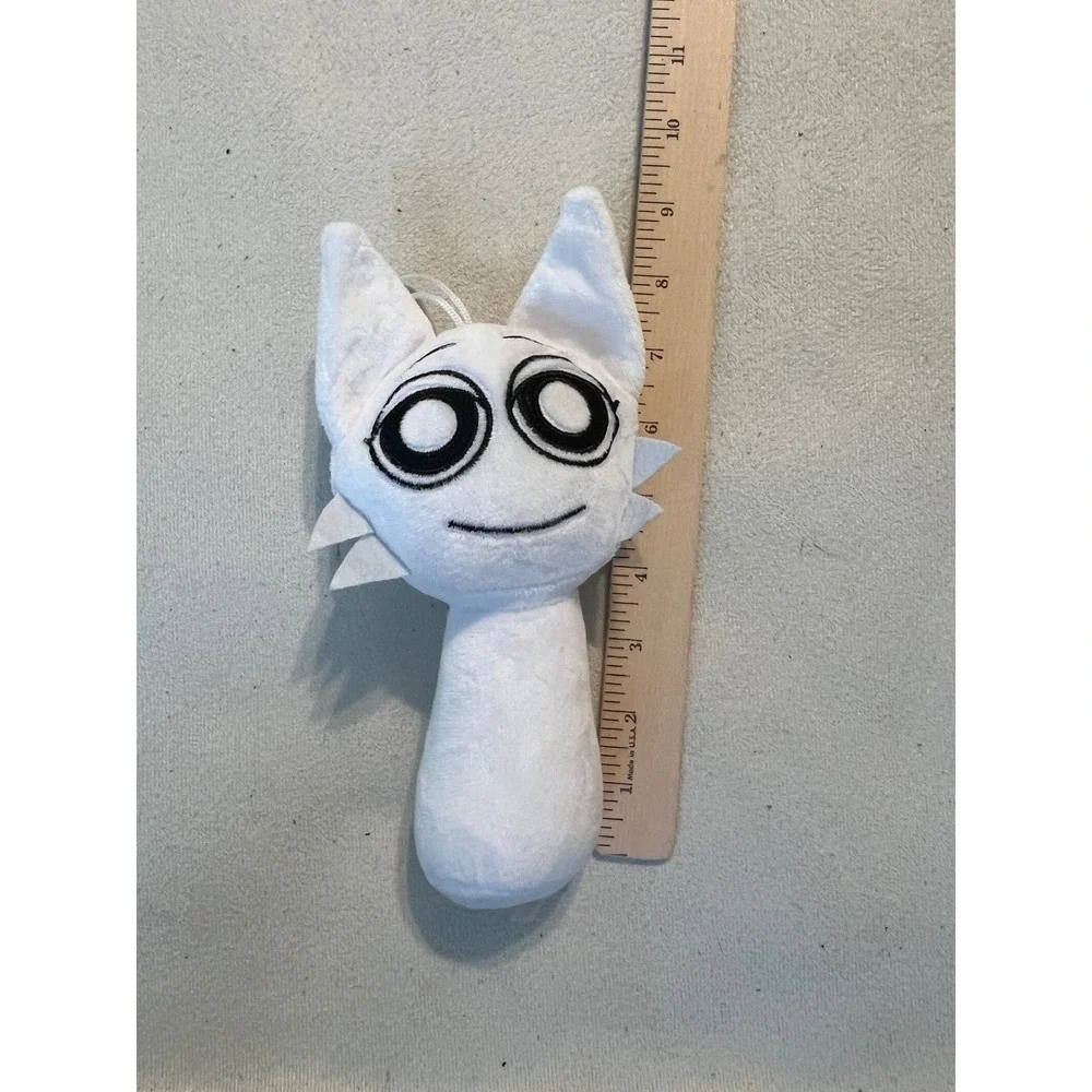 Sprunki Wenda Plush Toy White Music Game Character Stuffed Animal Collectible
